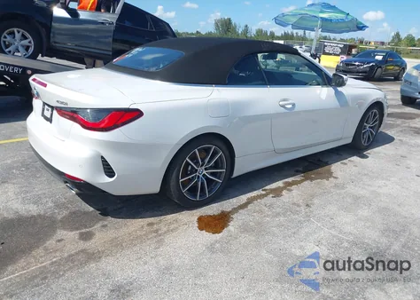 2025 BMW 4 Series 430I z USA, uszkodzony, nr VIN WBA33DB05SCU55191